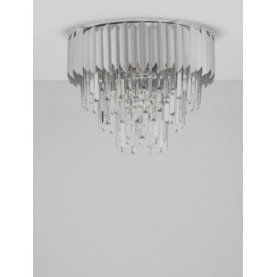 Plafon kryształowy glamour Solinero 50cm chromowany