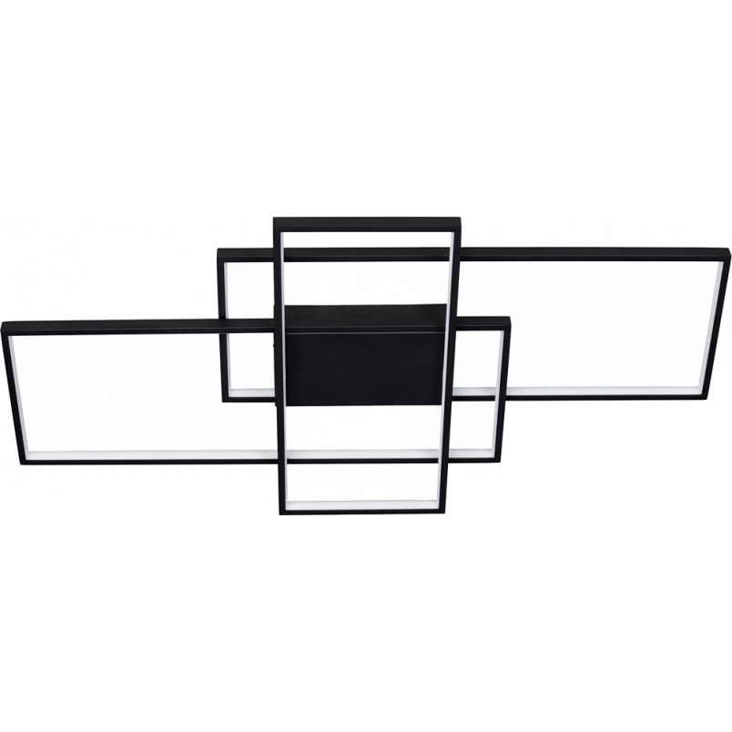 Plafon LED Geometrica 80cm Czarny | Nowoczesne Oświetlenie