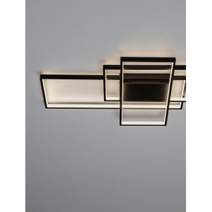 Plafon LED Geometrica 80cm Czarny | Nowoczesne Oświetlenie