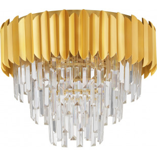 Plafon kryształowy glamour Solinero 50cm H39,5cm złoty