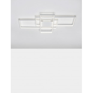 Plafon LED Geometrica biały z pilotem | Decolab24