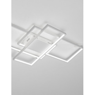 Plafon LED Geometrica biały z pilotem | Decolab24