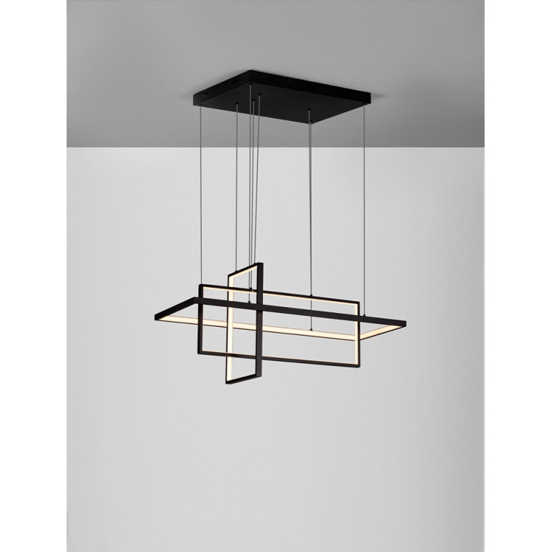 Lampa wisząca LED Geometrica | Nowoczesny design, pilot - Decolab24