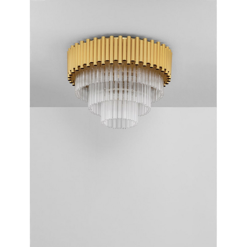 Plafon kryształowy glamour Solinero 50cm | Decolab24
