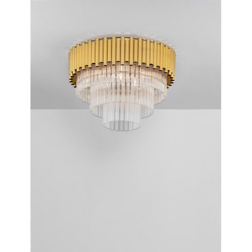 Plafon kryształowy glamour Solinero 50cm | Decolab24