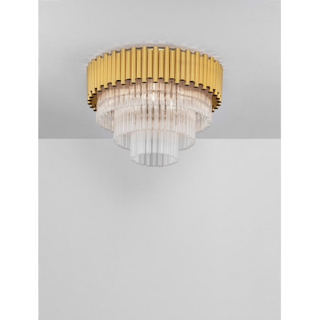 Plafon kryształowy glamour Solinero 50cm | Decolab24