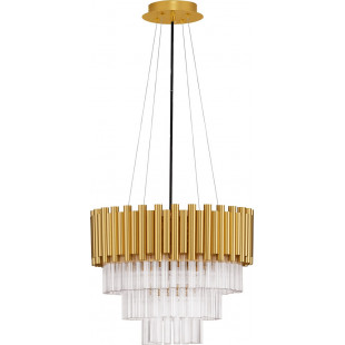 Żyrandol Kryształowy Złoty Solinero 40cm | Decolab24