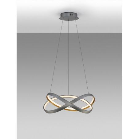 Lampa wisząca LED Peris | Nowoczesny design z pilotem