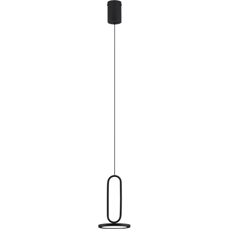 Lampa wisząca czarna LED Bonnie | Minimalistyczny design