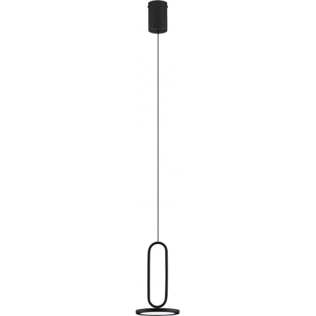 Lampa wisząca czarna LED Bonnie | Minimalistyczny design