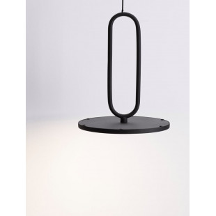 Lampa wisząca czarna Bonnie LED | Minimalistyczny design