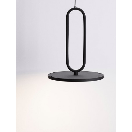 Lampa wisząca czarna Bonnie LED | Minimalistyczny design