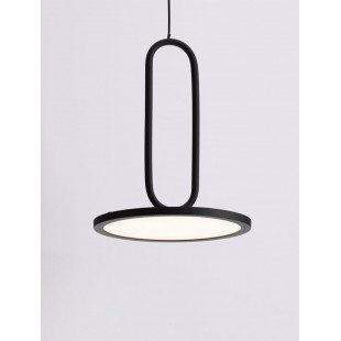 Lampa wisząca czarna Bonnie LED | Minimalistyczny design