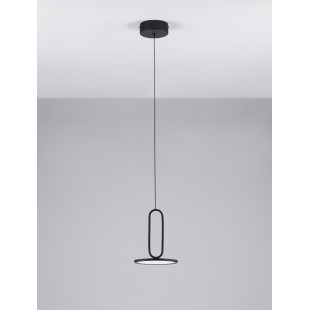 Lampa wisząca czarna Bonnie LED | Minimalistyczny design
