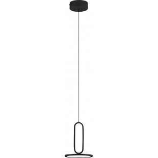 Lampa wisząca czarna Bonnie LED | Minimalistyczny design