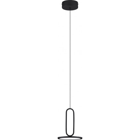 Lampa wisząca czarna Bonnie LED | Minimalistyczny design