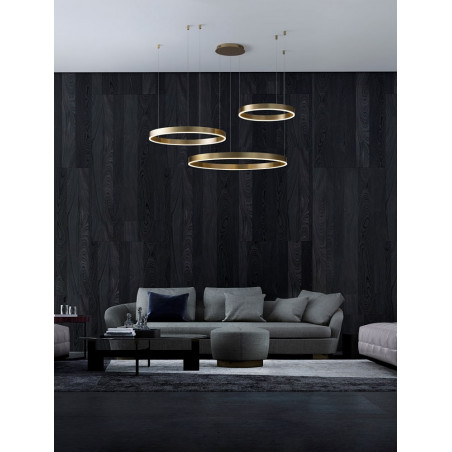 Lampa Wisząca Gemma LED - Złoto, Glamour | Decolab24