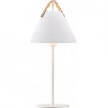 Lampa stołowa Strap biała | Skandynawski Design DFTP