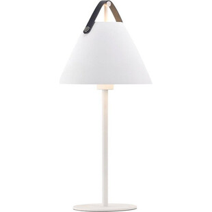 Lampa stołowa Strap biała | Skandynawski Design DFTP