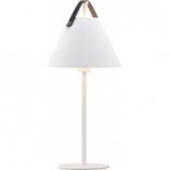 Lampa stołowa Strap biała | Skandynawski Design DFTP