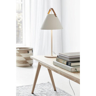 Lampa stołowa Strap biała | Skandynawski Design DFTP