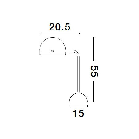 Lampa stołowa retro Lorenzo | Czarny, złoty, marmur - Decolab24