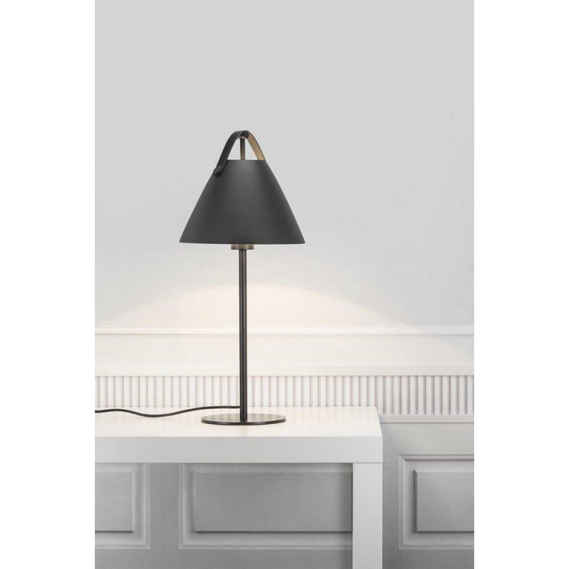 Lampa stołowa Strap czarna | Design For The People | Kup online