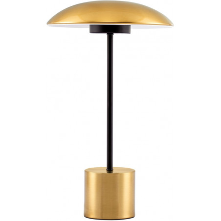 Lampa stołowa Retro Shock | Złoty mosiądz, LED | Decolab24
