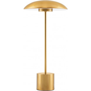 Lampa stołowa retro Shock LED złota - Decolab24