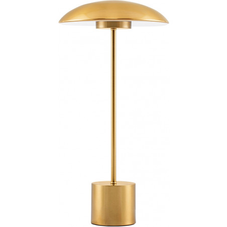 Lampa stołowa retro Shock LED złota - Decolab24
