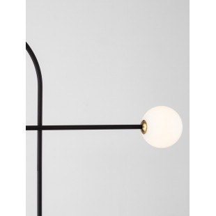 Lampa podłogowa szklana kula Ballo | Decolab24