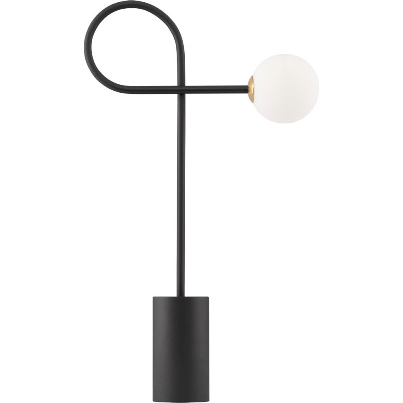 Lampa stołowa Ballo - szklana kula, design | Decolab24
