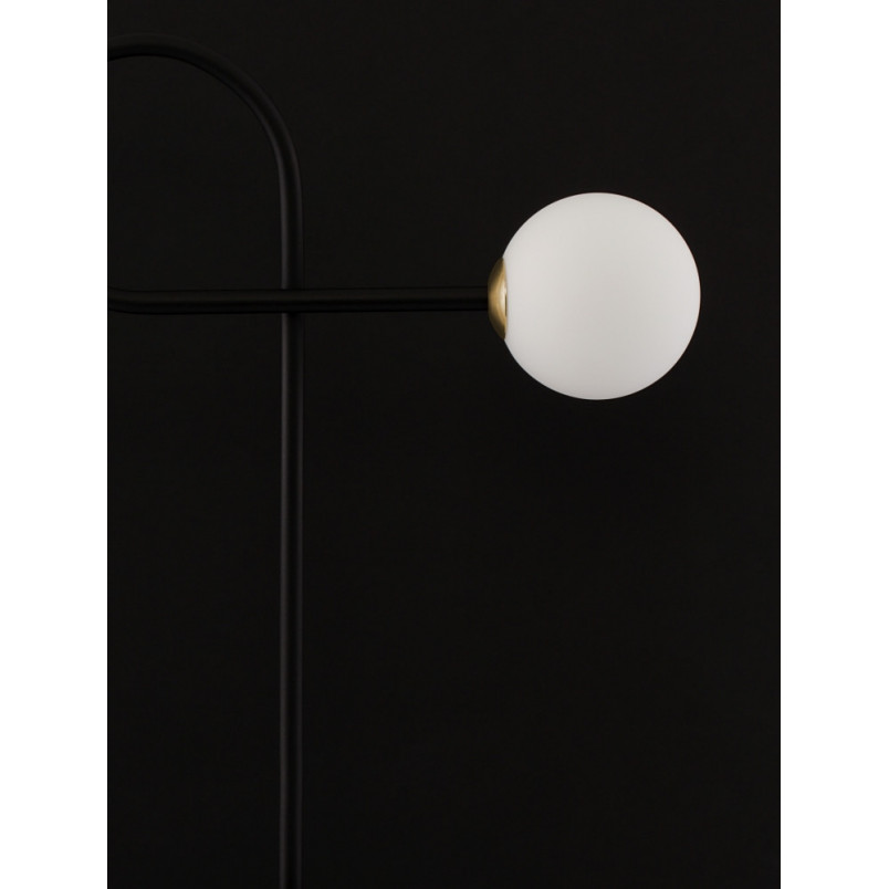 Lampa stołowa Ballo - szklana kula, design | Decolab24