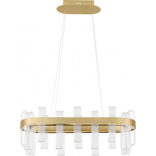 Lampa wisząca złota glamour Tellia LED | Decolab24