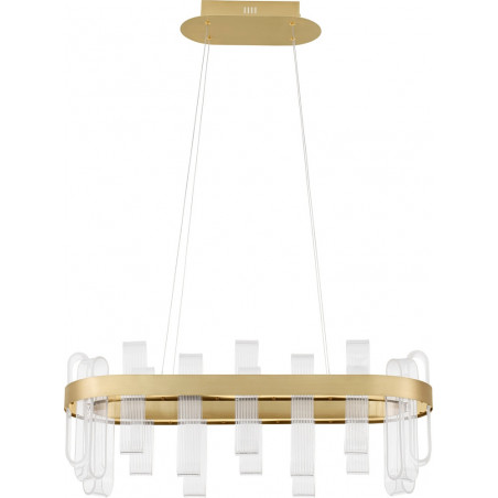 Lampa wisząca złota glamour Tellia LED | Decolab24