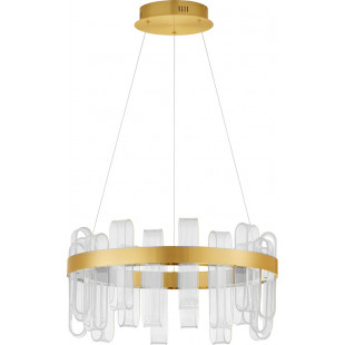 Lampa Wisząca Glamour Tellia LED Złota - Decolab24