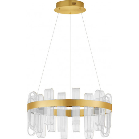 Lampa Wisząca Glamour Tellia LED Złota - Decolab24