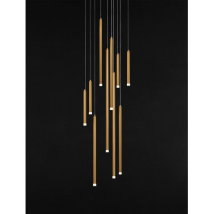 Lampa wisząca Hose LED złota - Glamour | Decolab24