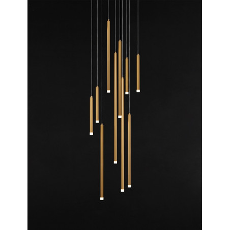 Lampa wisząca Hose LED złota - Glamour | Decolab24