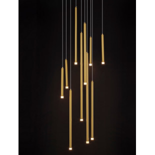 Lampa wisząca Hose LED złota - Glamour | Decolab24
