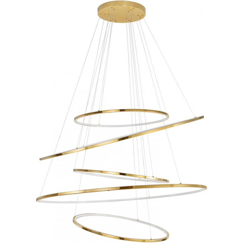 Lampa Wisząca Złota Confuso Circles LED | Decolab24