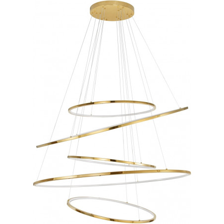 Lampa Wisząca Złota Confuso Circles LED | Decolab24