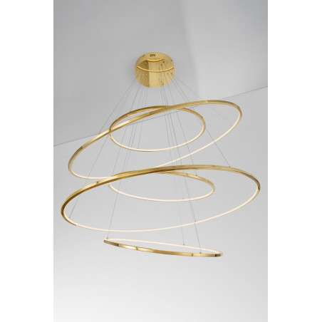 Lampa Wisząca Złota Confuso Circles LED | Decolab24
