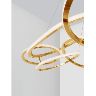 Lampa Wisząca Złota Glamour Confuso LED | Decolab24