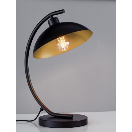 Lampa Loft Artemis Czarna/Złota | Decolab24