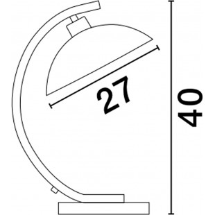 Lampa Loft Artemis Czarna/Złota | Decolab24