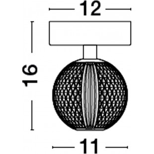 Plafon Kula Glamour Diamante LED - Eleganckie Oświetlenie