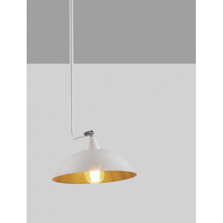 Lampa sufitowa loft Artemis | Biały/Złoty | Decolab24
