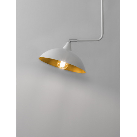 Lampa sufitowa loft Artemis | Biały/Złoty | Decolab24