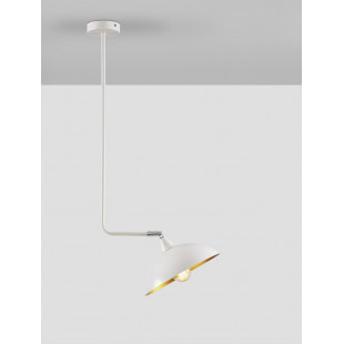 Lampa sufitowa loft Artemis | Biały/Złoty | Decolab24